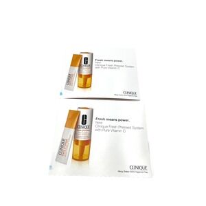 Clinique Fresh Pressed System Pure Vitamin C Cleanser Set of‎ 2 - 1 Day Trial